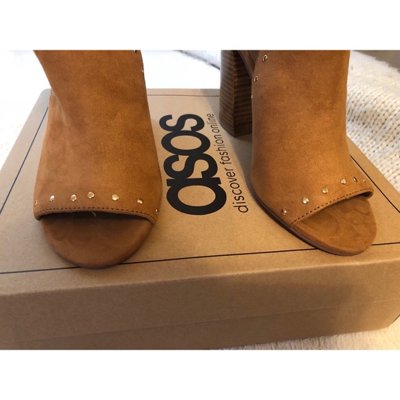 Asos Tamara studded high heel boots 7 - Picture 4 of 8